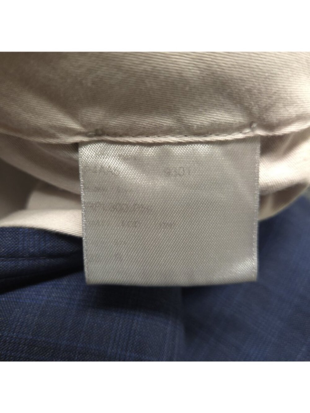 Brioni Dress Pants Mens 36x28 Blue Windowpane Check Distressed - Picture 11 of 11